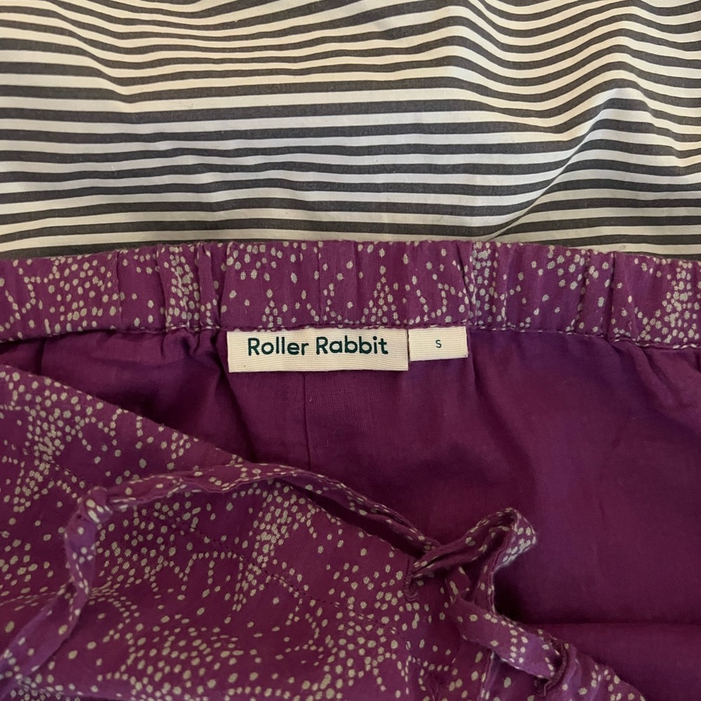 Roberta Roller Rabbit Long Flowy Pants - image 2